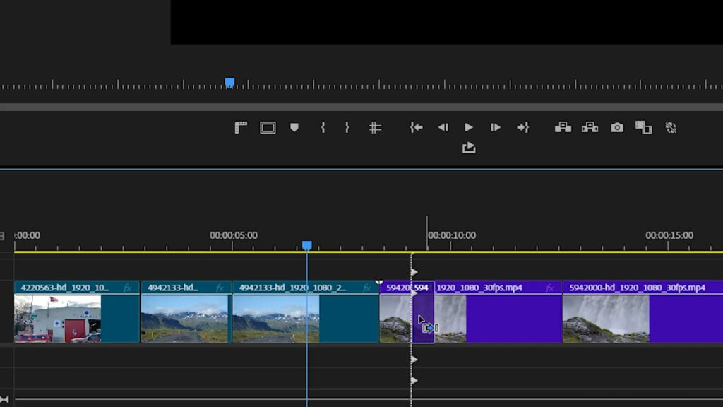 Example of swapping clips using the Ctrl key - Thiago Alves Videomaker
