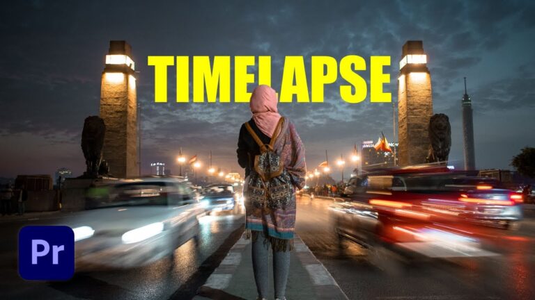 Read more about the article Premiere Pro: How to Create a Timelapse Video