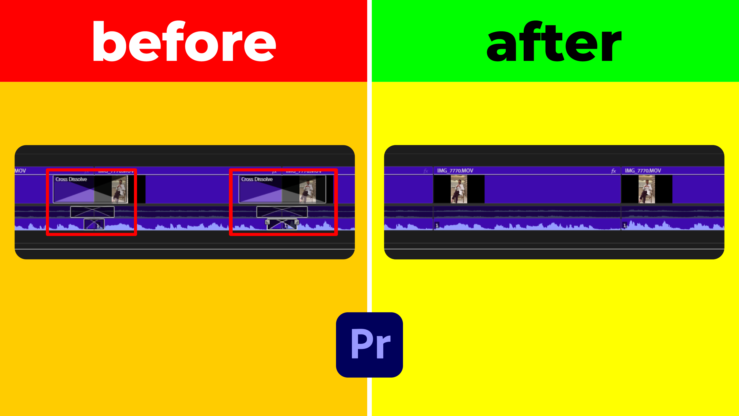 Read more about the article Remove All Transitions Quickly in Premiere Pro